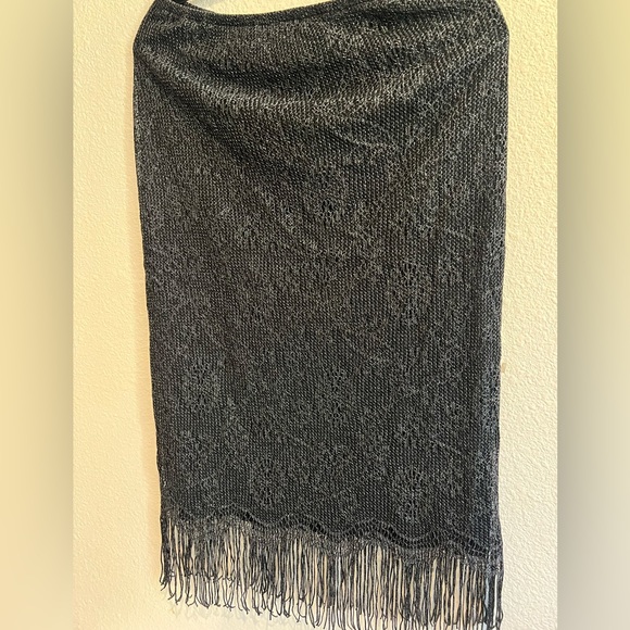 Sarah b Studio Boho Fringe Maxi‎ Skirt - Picture 1 of 5